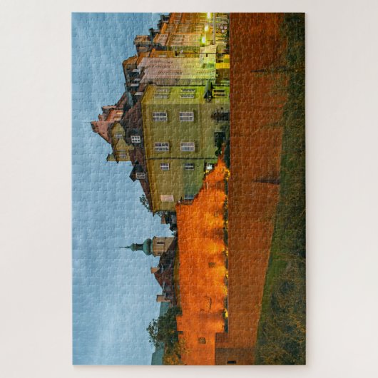 ワルシャワポーランドオールドタウンシティウォール ジグソーパズル (縦)