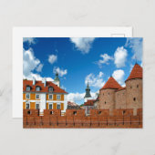 ワルシャワポーランドシティウォール ポストカード (正面/裏面)