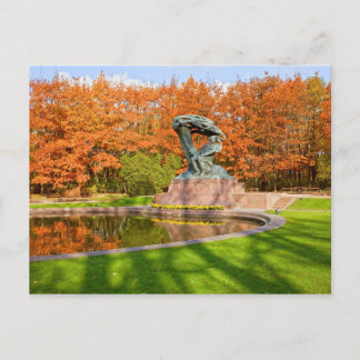 ワルシャワーの王立浴場公園 ポストカード