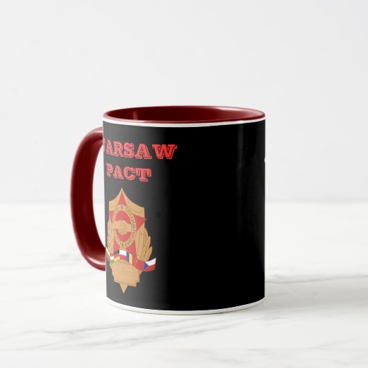 ワルシャワ協定のマグВаршавскогодоговора" Кружка マグカップ (正面左)