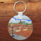 ワルシャワ旧市街 キーホルダー (正面)