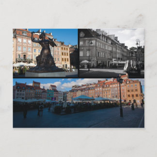 ワルシャワ旧市街 ポストカード