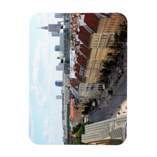 ワルシャワ表示 マグネット (縦)