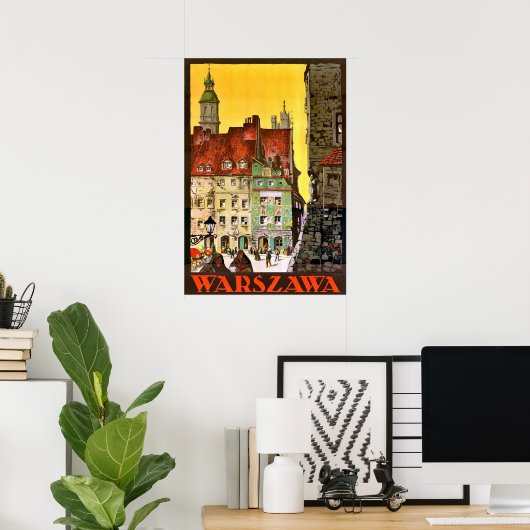 ワルシャワ ポスター (ホームオフィス)