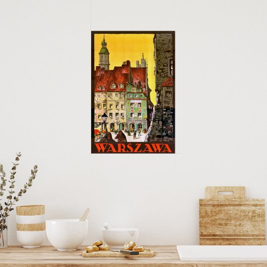 ワルシャワ ポスター (キッチン)