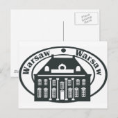 ワルシャワ ポストカード (正面/裏面)