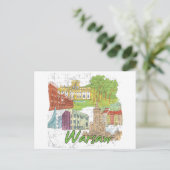 ワルシャワ ポストカード (スタンド正面)