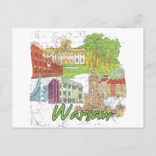 ワルシャワ ポストカード (正面)
