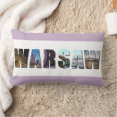 ワルシャワ・ポーランドの見解 ランバークッション (ブランケット)