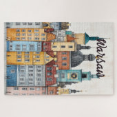ワルシャワ・ポーランドへの旅行 ジグソーパズル (横)