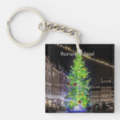 ワルシャワ、ポーランドクリスマスお祝い キーホルダー (正面)
