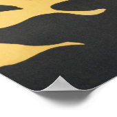 ワルシャワ・ポーランド動物園の虎1967年の古いポスターを訪れる ポスター (角)