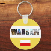 ワルシャワ・ポーランド国旗 キーホルダー (裏面)