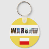 ワルシャワ・ポーランド国旗 キーホルダー (裏面)