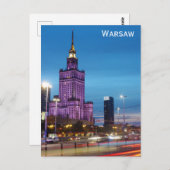 ワルシャワ・ポーランド旅行写真 ポストカード (正面/裏面)