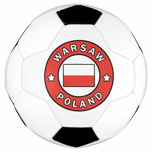 ワルシャワ・ポーランド サッカーボール (正面)