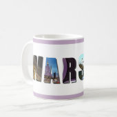 ワルシャワ・ポーランド・シティ旅行写真 コーヒーマグカップ (正面左)