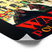 ワルシャワ – ポーランド ポスター (角)