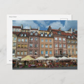 ワルシャワ(ポーランド) ポストカード (正面/裏面)