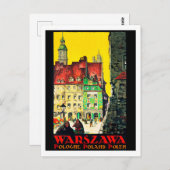 ワルシャワ – ポーランド ポストカード (正面/裏面)