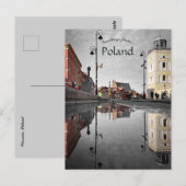 ワルシャワ・ポーランド ポストカード (正面/裏面)