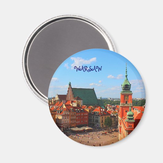 ワルシャワ マグネット (正面/裏面)