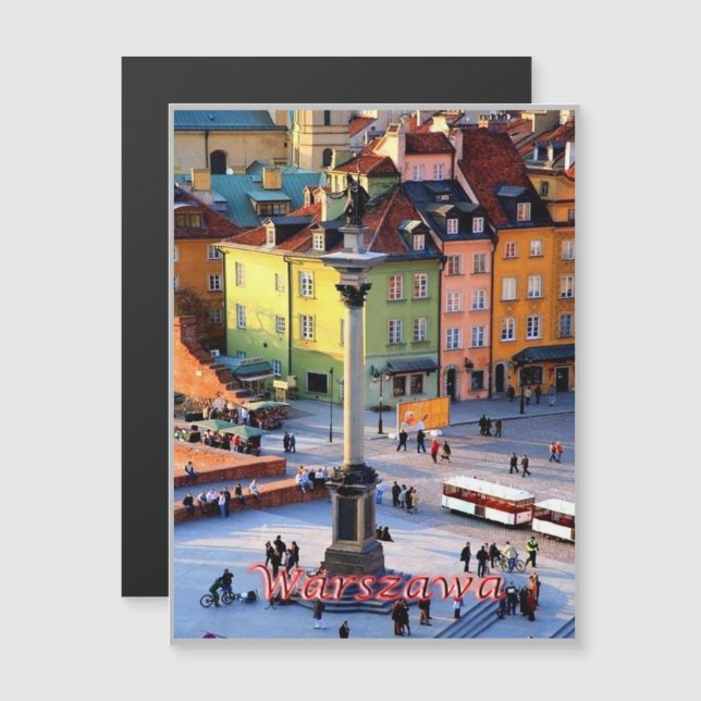 ワルシャワ – Sigismund Column – ポーランド –  (正面/裏面)