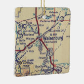 ワルセンブルクCOヴィンテージの地図 セラミックオーナメント (右)