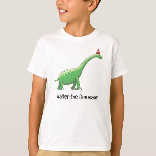 ワルター恐竜 Tシャツ (正面)