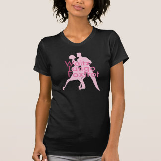 ワルツのタンゴは黒(WTFか。)フォックストロットを踊ります Tシャツ