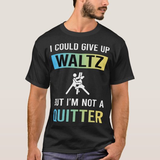 ワルツはやめない Tシャツ (正面)