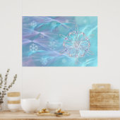 ワルツオブザスノーフレークプリント ポスター (キッチン)