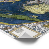 ワルツミュラーズワールドマップ ポスター (角)