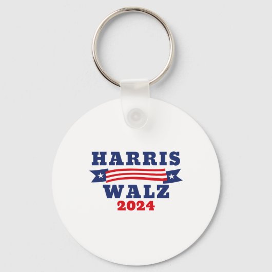 ワルツ2024アメリカ国旗Kamala Harris Tim Waltz 20 キーホルダー (正面)
