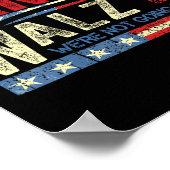 ワルツ2024カマラハリス2024に戻らない ポスター (角)