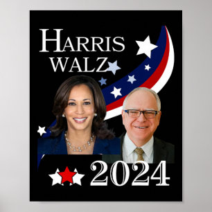 ワルツ2024年大統領の選挙運動カマラ ポスター