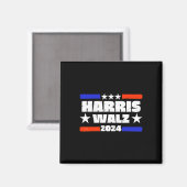 ワルツ2024年大統領選挙運動選挙 マグネット (正面/裏面)