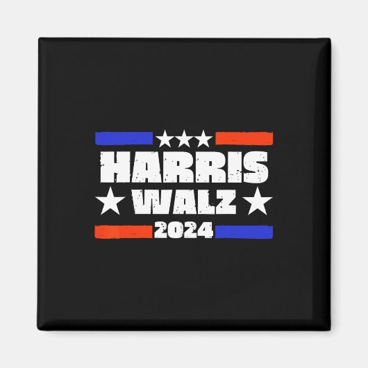 ワルツ2024年大統領選挙運動選挙 マグネット (正面)