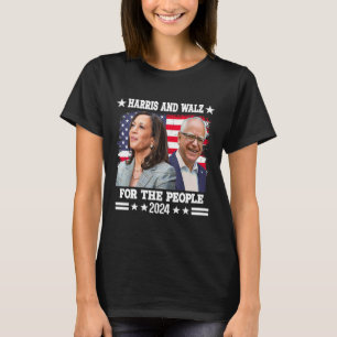 ワルツ2024年選挙カマラハリスティムワルツ Tシャツ