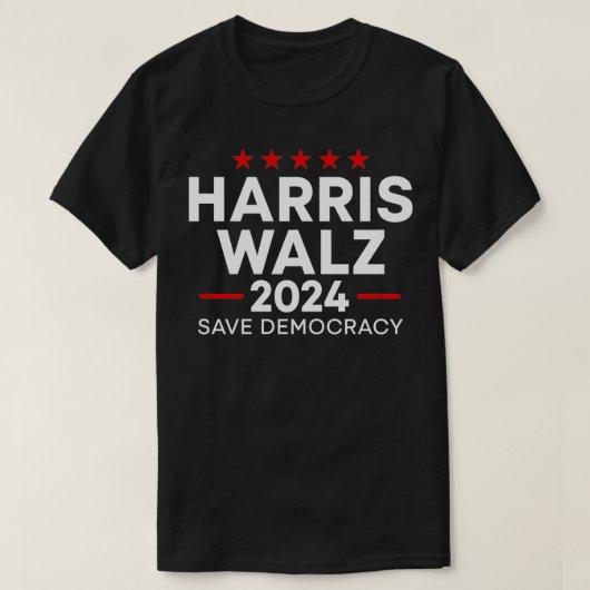 ワルツ2024救民主主義カマラティム・ワルツ202 Tシャツ (デザイン正面)