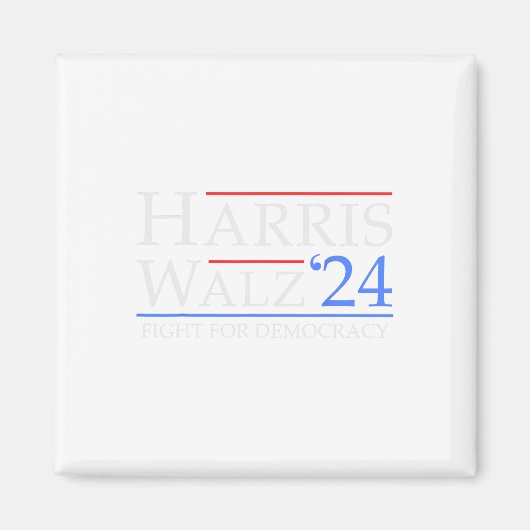 ワルツ2024救民主2024選挙ハおもしろいーリ マグネット (正面)