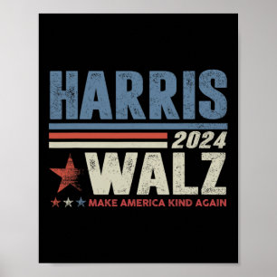 ワルツ2024選挙カマラハリスティムワルツ2024 1 ポスター