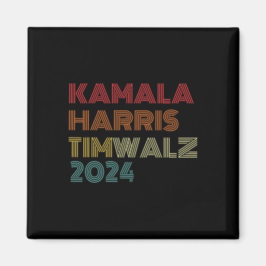ワルツ2024選挙カマラハリスティムワルツ2024 1 マグネット (正面)