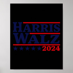 ワルツ2024選挙カマラハリスティムワルツ2024 4 ポスター