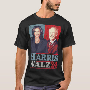 ワルツ2024選挙カマラハリスティムワルツ2024 5 Tシャツ