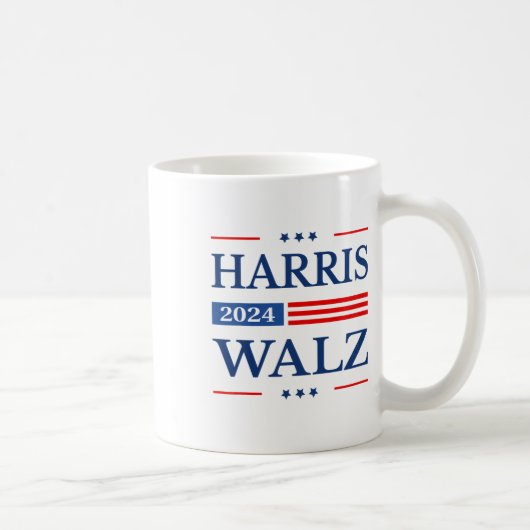 ワルツ2024 Kamala Harris 2024 Tim Waltz 2024 Usa F コーヒーマグカップ (右)