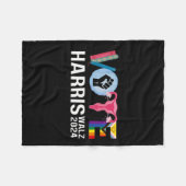 ワルツ・シャツ禁書生殖Lgbt投票20 フリースブランケット (正面(横))