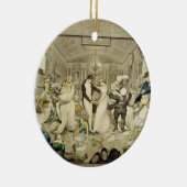 ワルツ(着色された版木、銅版、版画) セラミックオーナメント (右)