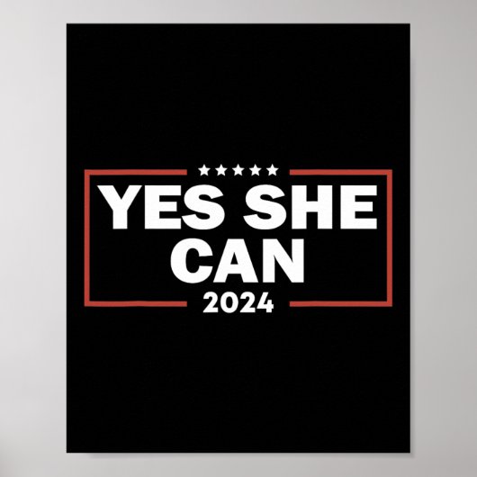ワルツYes彼女は2024年選挙投票カマラハリス ポスター (正面)