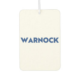 ワルノックジョージア州上院ランオフブルー白色 カーエアーフレッシュナー